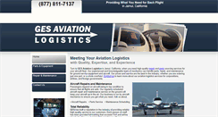 Desktop Screenshot of gesaviationlogisticsinc.com